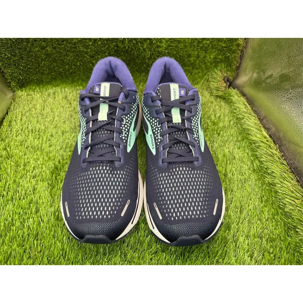 Brooks Ghost 14 1203561D446 Athletic Sneaker Women's 13D Blue Mesh Gym Running